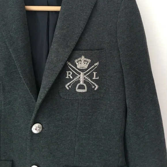 Ralph Lauren Women's Charcoal Gray Blazer - Picture 4 of 8